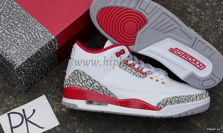 ready jordan retro God Cardinal Pk 3 air Red materials to retail ship 0504
